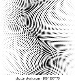 Abstract monochrome light halftone pattern. Soft curves. Vector illustration with dots. Modern dotted background.Template for web sites, stickers, labels,banners,
corporate identity, cover design