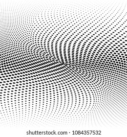 Abstract monochrome light halftone pattern. Soft curves. Vector illustration with dots. Modern dotted background.Template for web sites, stickers, labels,banners,
corporate identity, cover design