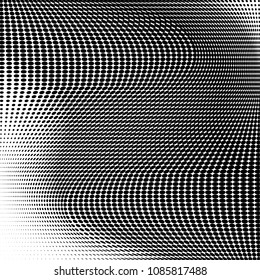 Abstract monochrome light halftone pattern. Soft curves. Vector illustration with dots. Modern dotted background.Template for web sites, stickers, labels,banners,
corporate identity, cover design
