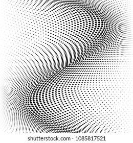 Abstract monochrome light halftone pattern. Soft curves. Vector illustration with dots. Modern dotted background.Template for web sites, stickers, labels,banners,
corporate identity, cover design