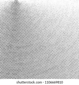 Abstract monochrome light halftone pattern. Soft curves. Vector illustration with dots. Modern polka dots background. Template for design