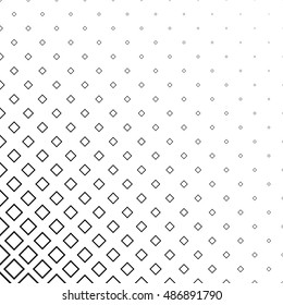 Abstract monochrome line square corner pattern background design