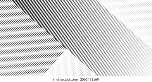 Abstract monochrome line texture background. Minimal gray line pattern background for retro and graphic effect. Vector, eps10.