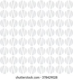 Abstract monochrome pattern with circle shapes. Geometric repeatable background