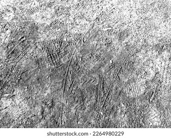 Abstract monochrome pattern grunge artistic distressed overlay grainy vector pattern background and texture. 