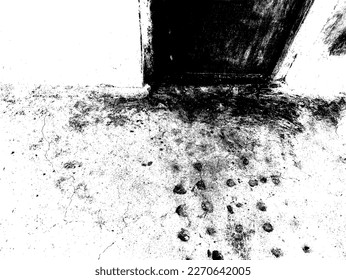 Abstract monochrome pattern grunge artistic distressed overlay grainy vector pattern background and texture. 