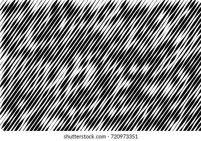 Abstract monochrome pattern, grunge, halftone effect, uneven, changing the thickness of the lines. The element of design to create layouts, skins, printing on paper, fabric, wrap. Vector illustration