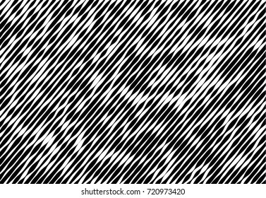 Abstract monochrome pattern, grunge, halftone effect, uneven, changing the thickness of the lines. The element of design to create layouts, skins, printing on paper, fabric, wrap. Vector illustration
