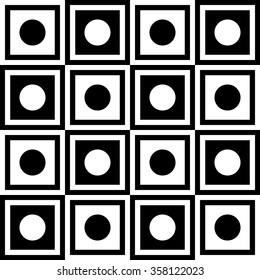 Abstract monochrome pattern, minimal geometric background. Seamlessly repeatable.