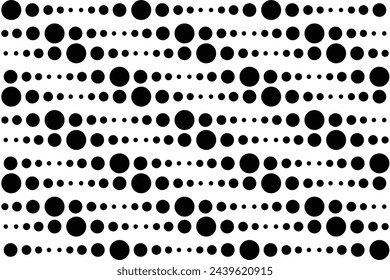 Patrón monocromo abstracto sin costuras con manchas aleatorias
