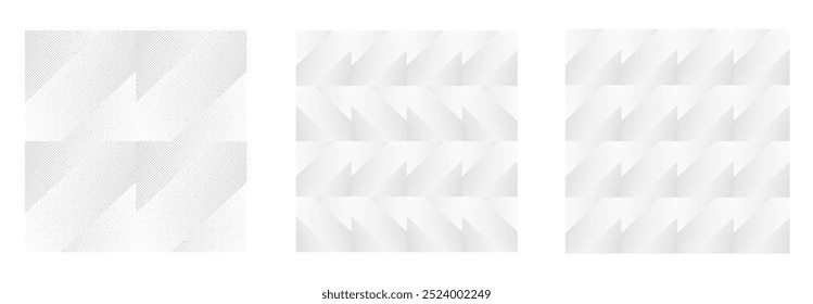 Abstract monochrome pattern. Striped texture. Minimal background. Diagonal dynamic composition. Simple geometric, stripes, zigzag, chevron. Line gradient.