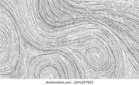 Abstractas patrón monocromo de líneas grises arremolinadas que crean un diseño texturizado y orgánico.