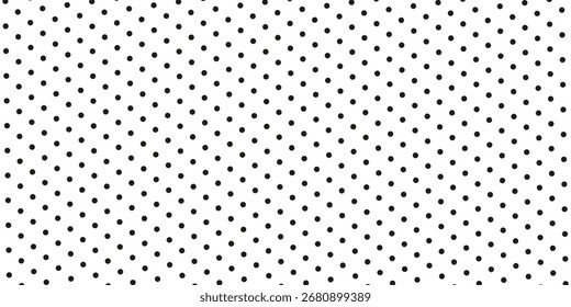Diseño de patrón de lunares monocromáticos abstractos.