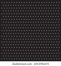 abstract monochrome polka white dot pattern design.