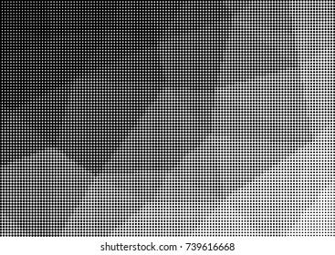 Abstract monochrome polygon halftone pattern.Design template vector illustration with dots. Modern dotted background for web sites, sticker labels,postcards,banners, corporate identity, cover design