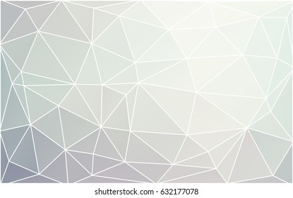 Abstract monochrome polygonal background,vector
