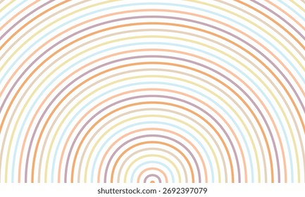 abstract monochrome repeatable colored circular line pattern.