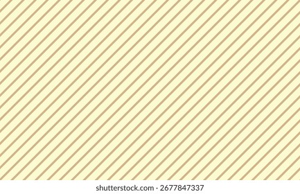 abstract monochrome repeatable diagonal tan line pattern on cream.