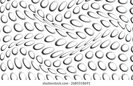 padrão de onda de ponto de contorno de gradiente repetível monocromático abstrato.