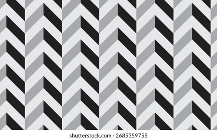 abstract monochrome repeatable herringbone pattern.