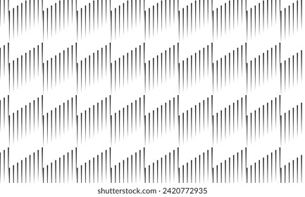 patrón de línea diagonal mínima mínima abstracta monocromática repetible.