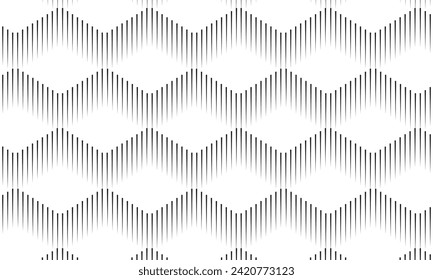 abstract monochrome repeatable minimal flowing line pattern.