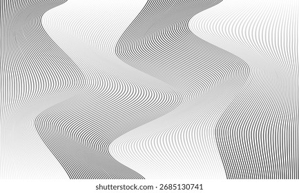 abstrato monocromático repetível oblíquo padrão de onda de linha edgy.