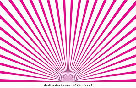 abstraktes einfarbiges reproduzierbares rosa Sonnenaufgangslinienmuster.