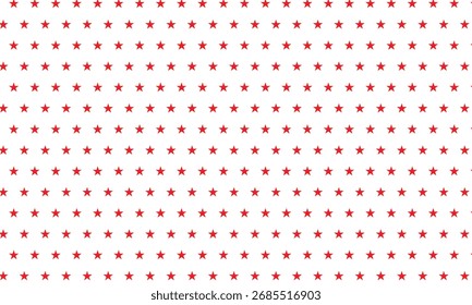 abstract monochrome repeatable red small star pattern.
