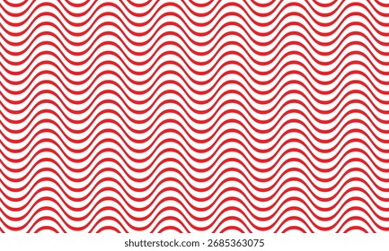 abstract monochrome repeatable red smooth wave pattern.