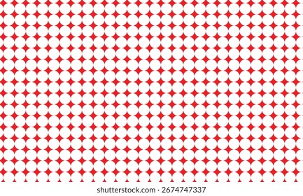 abstract monochrome repeatable red star pattern.