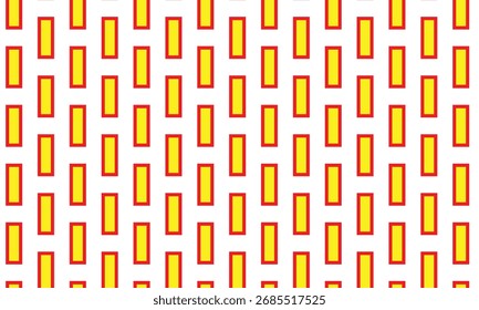 abstract monochrome repeatable red yellow vertical rectangle pattern.
