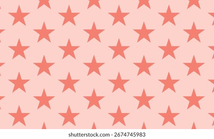Modelo repetible monocromático abstracto de la estrella del salmón.