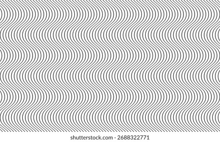 abstrato monocromático repetível inclinação linha suave padrão de onda.