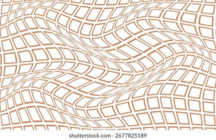 abstrato monocromático repetível do que o contorno quadrado padrão de onda de grade.