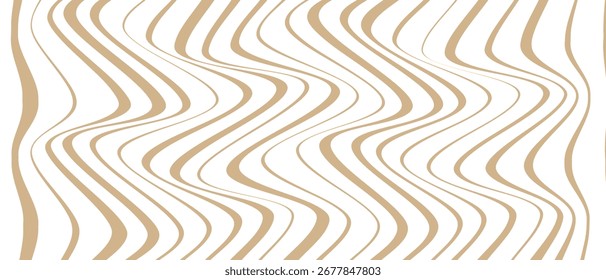 abstract monochrome repeatable tan tweak wave line pattern.