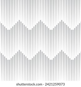 abstract monochrome repeatable vertical grey line wave pattern.
