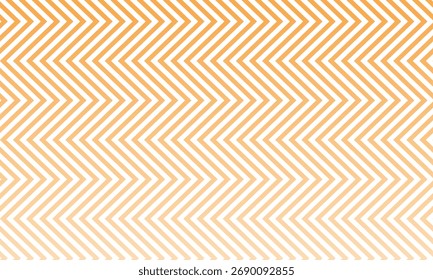 Modelo repetible monocromático abstracto de la línea del zigzag del gradiente anaranjado blanco.