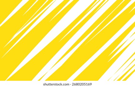 abstraktes einfarbiges, wiederholbares, gelbes diagonales Zwicklinienmuster.