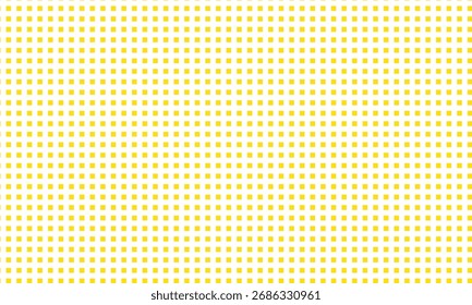 abstract monochrome repeatable yellow square dot pattern.