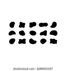 Textura de retículo monocromático arredondado. Design moderno de fundo têxtil