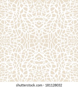 Abstract monochrome seamless pattern. Allover abstract texture.  Beige abstract animal print.  Beige  background.