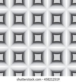 Abstract monochrome seamless pattern. Can be used for web, print and book design, home decor, fashion textile, wallpaper.