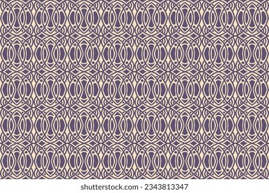 Resumen del patrón monocromo sin soldadura. Ornar un patrón repetitivo decorativo para sus proyectos de diseño e impresión.