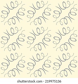 Abstract monochrome seamless pattern.Vector illustration. 