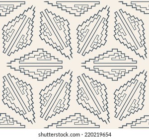 Abstract monochrome seamless pattern.Vector illustration. 