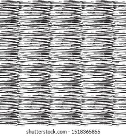 abstract monochrome seamless strokes vector patterns