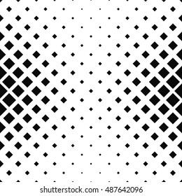 Abstract monochrome square pattern background design - vector illustration
