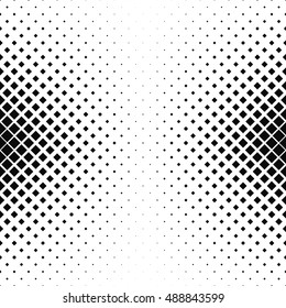 Abstract monochrome square pattern background design - vector illustration