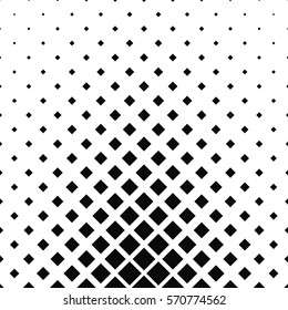 Abstract monochrome square pattern background design - vector illustration